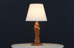 Mid Century Modern Sculpted Woman Figure Table Lamp by Lighthouse Co  - 4334253