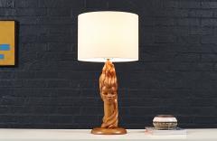 Mid Century Modern Sculpted Woman Figure Table Lamp by Lighthouse Co  - 4700152