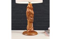 Mid Century Modern Sculpted Woman Figure Table Lamp by Lighthouse Co  - 4700157