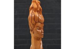 Mid Century Modern Sculpted Woman Figure Table Lamp by Lighthouse Co  - 4700158