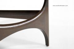 Mid Century Modern Sculptural Walnut Bench - 291626