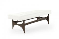 Mid Century Modern Sculptural Walnut Bench - 869387