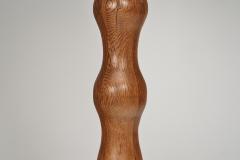 Mid Century Modern Sculptural Wooden Floor Lamp Europe Mid 20th Century - 4827468
