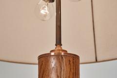 Mid Century Modern Sculptural Wooden Floor Lamp Europe Mid 20th Century - 4827471
