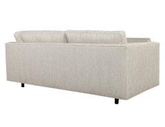 Mid Century Modern Sectional Sofa in Textured Linen - 2836448