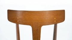 Mid Century Modern Set of 6 Chairs Wood and Fabric Italy Original Upholstery - 4618563