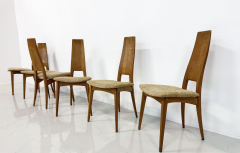 Mid Century Modern Set of 6 Dining Chairs Germany 1980s - 3382021