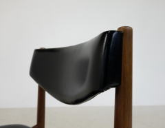 Mid Century Modern Set of 6 Scandinavian Chairs 1960s - 3417390