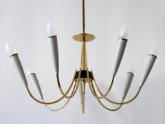 Mid Century Modern Seven Flamed Sputnik Pendant Lamp or Chandelier Germany 1950s - 2245018