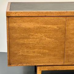 Mid Century Modern Sideboard Credenza Rustic Provincial Cabinet Slate Top - 3057281