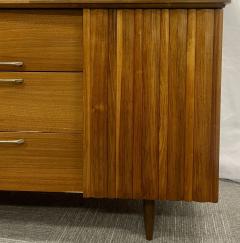 Mid Century Modern Sideboard Dresser Attached Mirror Bedroom Set  - 4226565