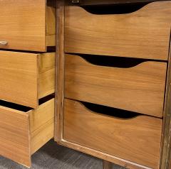 Mid Century Modern Sideboard Dresser Attached Mirror Bedroom Set  - 4226568