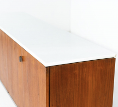 Mid Century Modern Sideboard Wood and marble Italy 1970s - 4034471