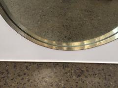 Mid Century Modern Silver Metal Framed Mirror - 2094628