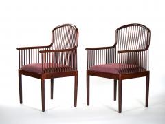 Mid Century Modern Slatted Back Straight Barrel Legs Dining Chair Set 8 - 3056437