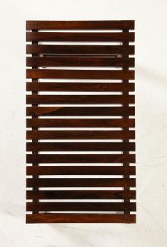 Mid Century Modern Small Slatted Bench in Wood Brazil 1960s - 2045888