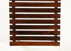 Mid Century Modern Small Slatted Bench in Wood Brazil 1960s - 2045892