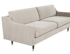 Mid Century Modern Sofa Restored in Designer Velvet - 4155079