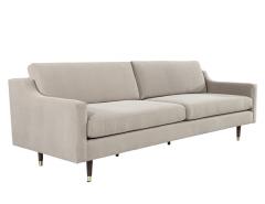 Mid Century Modern Sofa Restored in Designer Velvet - 4155082