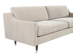 Mid Century Modern Sofa Restored in Designer Velvet - 4155083