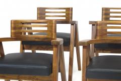 Mid Century Modern Solid Koa Dining Chairs - 1924758