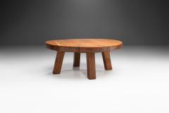 Mid Century Modern Solid Oak Coffee Table Scandinavia 1960s - 1933255