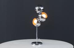 Mid Century Modern Space Age 3 Globe Chrome Table Lamp - 3725216