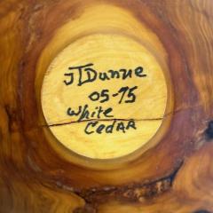 Mid Century Modern Studio Made Bowl Vessel Tableware White Cedar Signed - 3377964