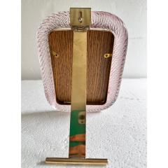 Mid Century Modern Style Ametista Torchon Murano Glass Picture Frame - 4445767