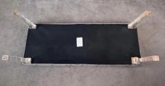Mid Century Modern Style Grey Velvet Tufted Upholstery Lucite Legs Bunch - 4011513