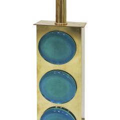 Mid Century Modern Style Murano Glass Pair of Italian Table Lamps - 2154666
