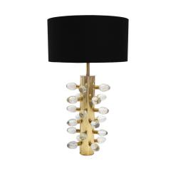 Mid Century Modern Style Pair of Sculptural Murano Glass Italian Table Lamps - 1053870