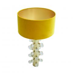 Mid Century Modern Style Pair of Sculptural Murano Glass Italian Table Lamps - 1087685