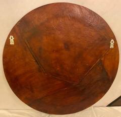 Mid Century Modern Style Resin Round Mirror in Emerald and Ebony a Set of 3 - 3339458
