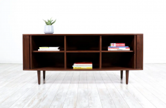 Mid Century Modern Style Tambour Door Credenza by Danish Modern LA - 2679376