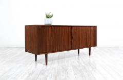 Mid Century Modern Style Tambour Door Credenza by Danish Modern LA - 2679382