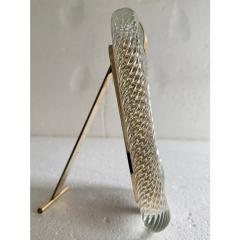 Mid Century Modern Style Transparent Torchon Murano Glass Picture Frame - 4445904