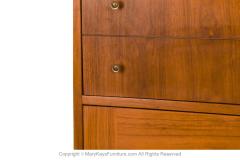 Mid Century Modern Tall Walnut Dresser - 3426643
