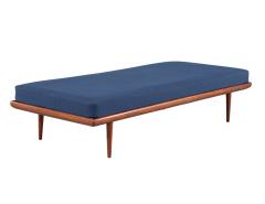 Mid Century Modern Teak Daybed in Navy Blue - 3325968