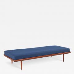 Mid Century Modern Teak Daybed in Navy Blue - 3330735