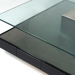 Mid Century Modern Tecno T147 Coffee Table by Marco Fantoni Italy 1970s - 4371327