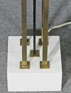 Mid Century Modern Tommi Parzinger Bronze Marble Table Lamp - 2598979