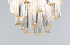 Mid Century Modern Triedi Italian Murano Chandelier - 2237196