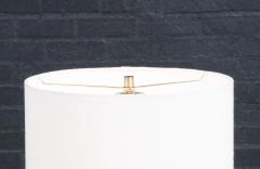 Mid Century Modern Tripod Brass Walnut Table Lamp - 4304215