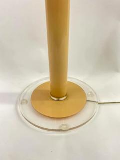 Mid Century Modern Tulip Opaline Glass Shade Floor Lamp - 2867247