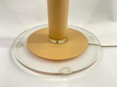 Mid Century Modern Tulip Opaline Glass Shade Floor Lamp - 2867339
