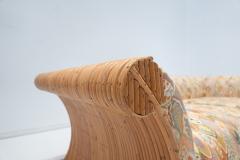 Mid Century Modern Two Seater Sofa in Rattan - 2910896