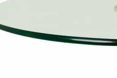 Mid Century Modern Two Tier Circular Glass Silver Metal Frame Coffee Table - 4658233