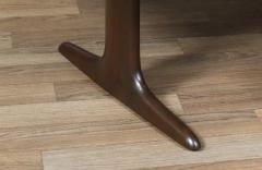 Mid Century Modern Two Tier Sculpted Bookshelf - 4380511