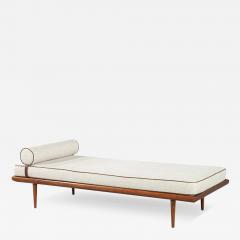 Mid Century Modern Upholstered Daybed Lounger - 3908784